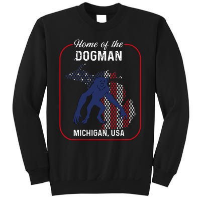 Cryptid Home of the Michigan Dogman Sweatshirt