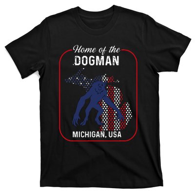 Cryptid Home of the Michigan Dogman T-Shirt