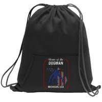 Cryptid Home of the Michigan Dogman Sweatshirt Cinch Pack Bag