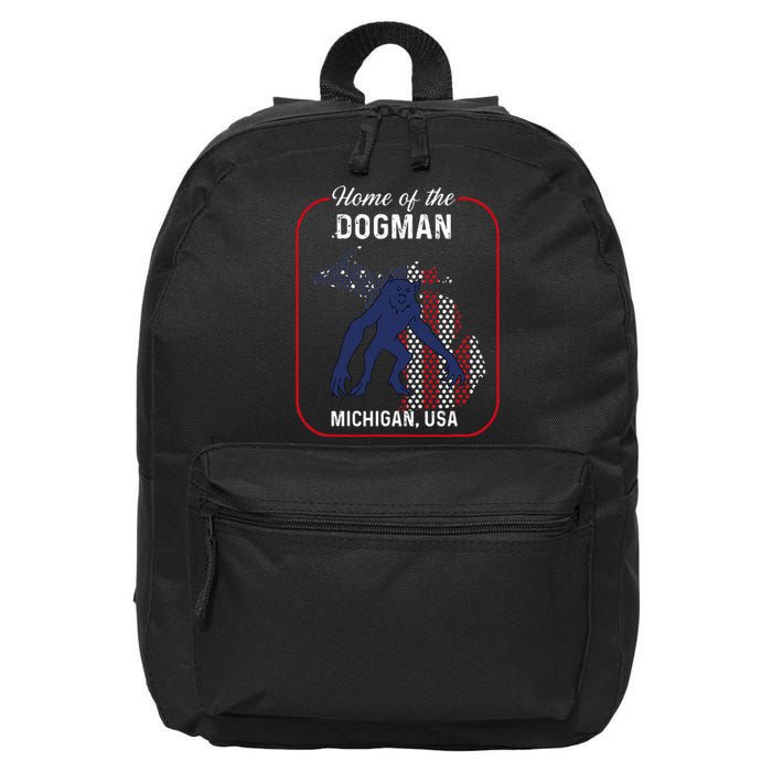 Cryptid Home of the Michigan Dogman 16 in Basic Backpack