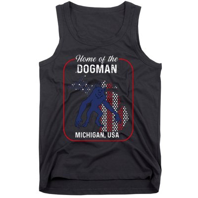 Cryptid Home of the Michigan Dogman Tank Top