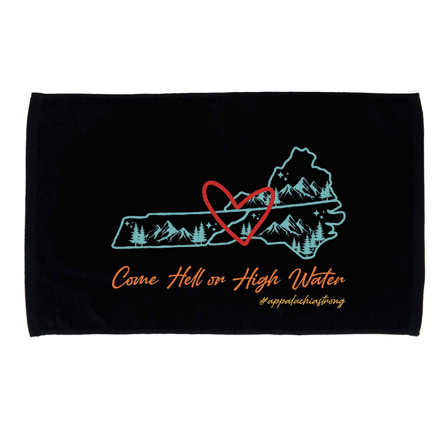 Come Hell Or High Water Appalachian Strong Microfiber Hand Towel