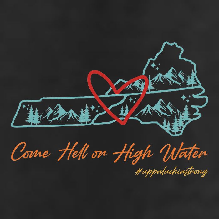 Come Hell Or High Water Appalachian Strong Microfiber Hand Towel