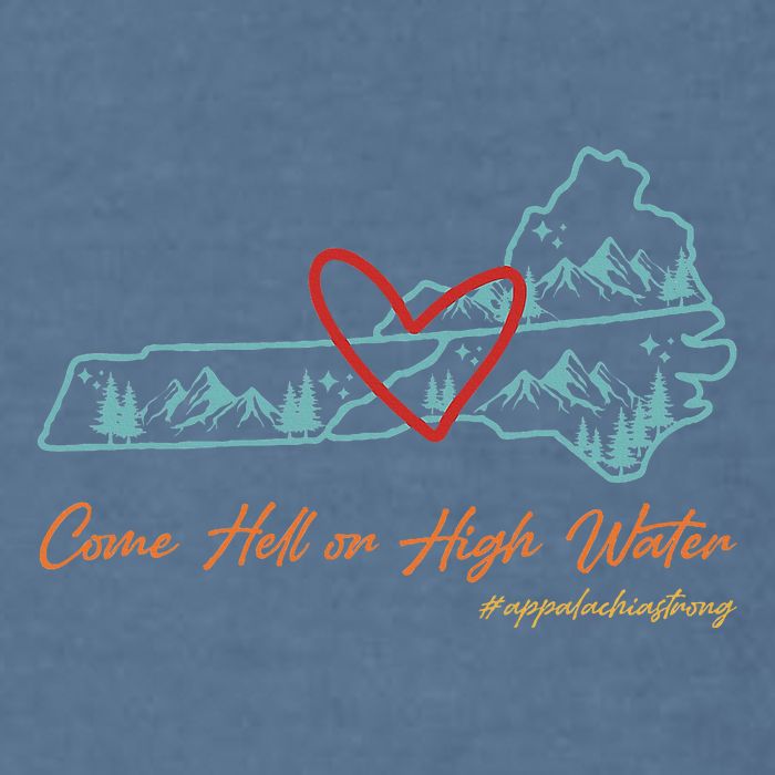 Come Hell Or High Water Appalachian Strong Garment-Dyed Sweatshirt