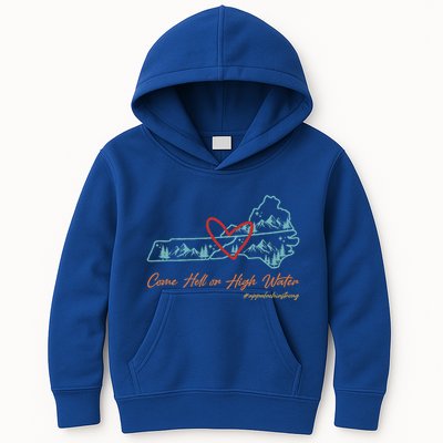 Come Hell Or High Water Appalachian Strong Kids Hoodie