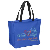 Come Hell Or High Water Appalachian Strong Zip Tote Bag
