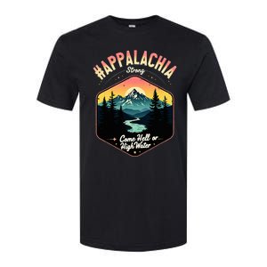 Come Hell Or High Water Nc Mountains Appalachia Strong Softstyle CVC T-Shirt