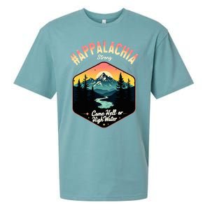 Come Hell Or High Water Nc Mountains Appalachia Strong Sueded Cloud Jersey T-Shirt