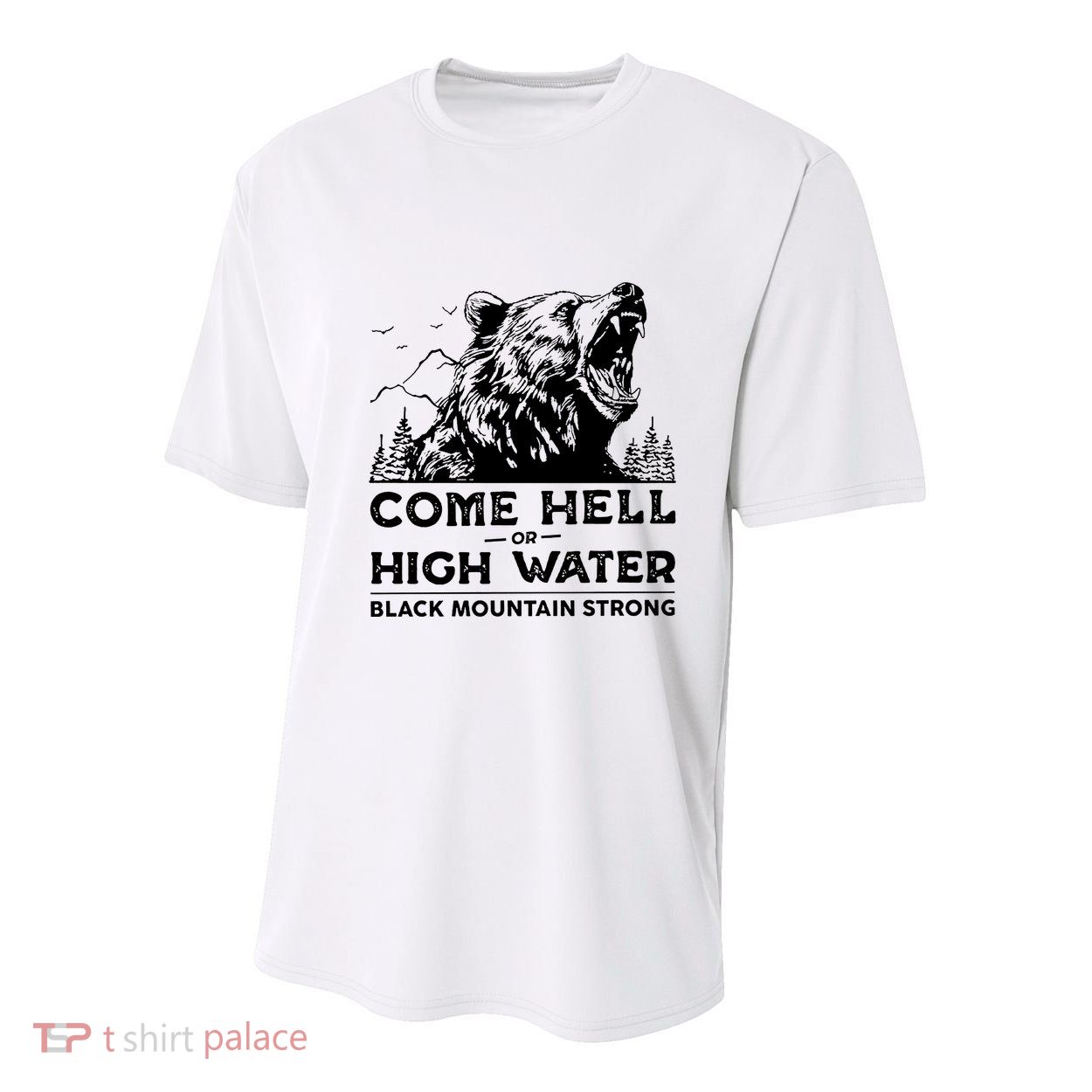 Come Hell Or High Water Black Mountain Strong Youth Performance Sprint T-Shirt