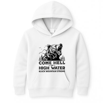Come Hell Or High Water Black Mountain Strong Kids Hoodie