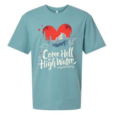 Come Hell Or High Water Mountain Appalachia Strong Sueded Cloud Jersey T-Shirt