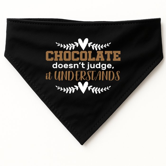 Chocolate Doesn't Judge It Understands USA-Made Doggie Bandana