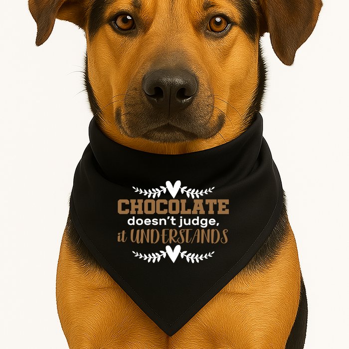 Chocolate Doesn't Judge It Understands USA-Made Doggie Bandana