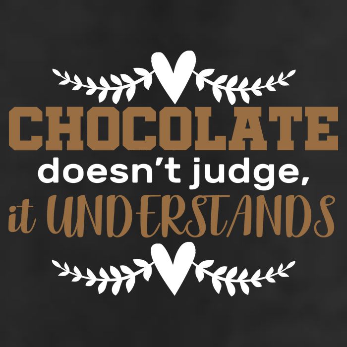 Chocolate Doesn't Judge It Understands Golf Towel