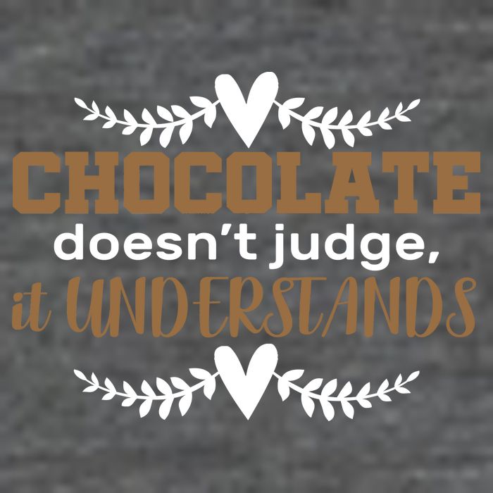 Chocolate Doesn't Judge It Understands T-Shirt