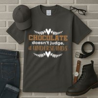 Chocolate Doesn't Judge It Understands Tall T-Shirt