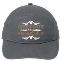 Chocolate Doesn't Judge It Understands 7-Panel Snapback Hat