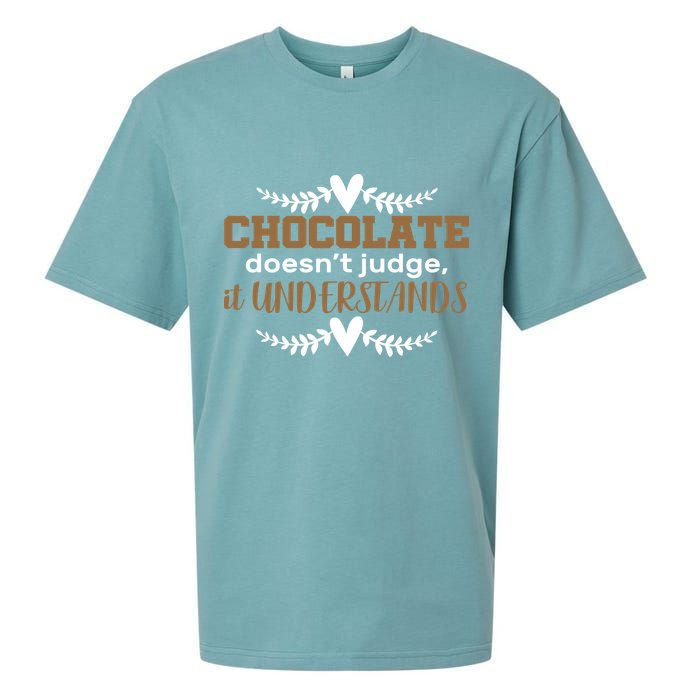 Chocolate Doesn't Judge It Understands Sueded Cloud Jersey T-Shirt