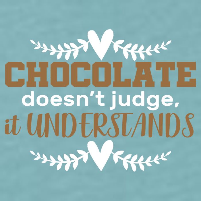 Chocolate Doesn't Judge It Understands Sueded Cloud Jersey T-Shirt