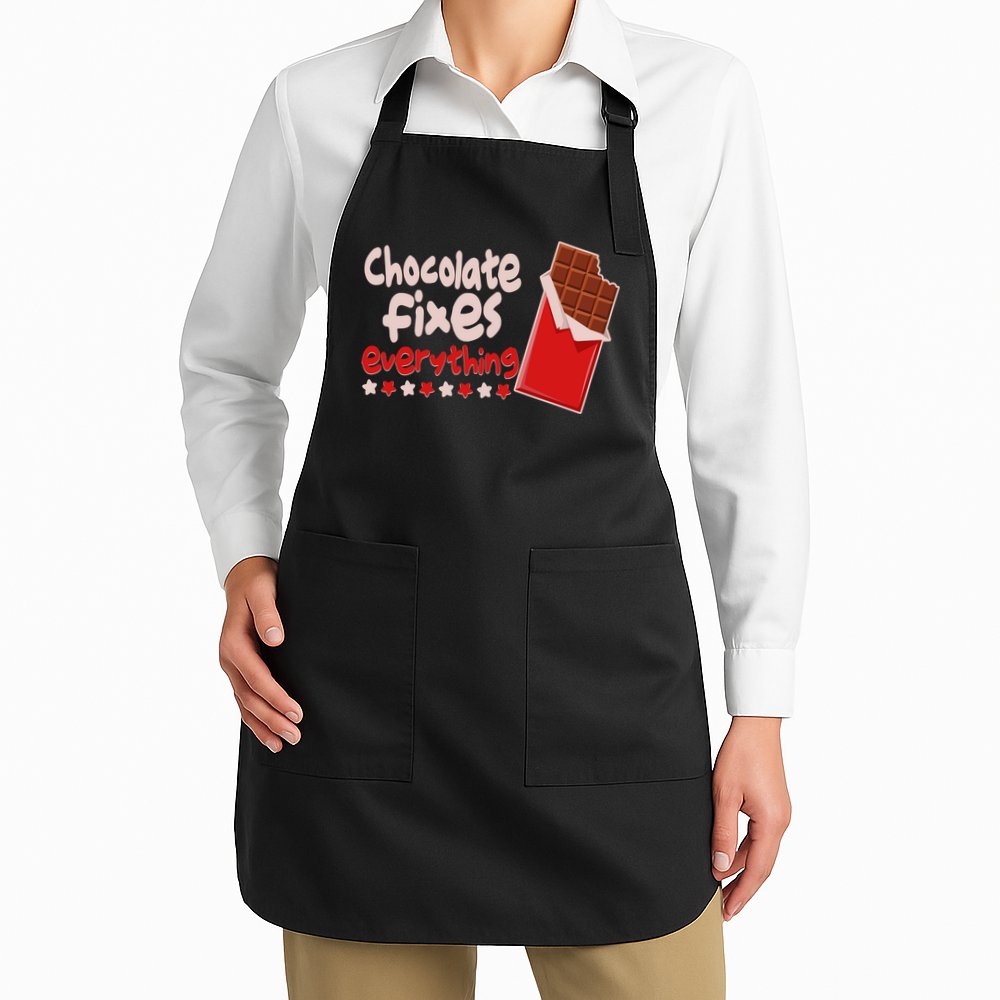 Chocolate Fixes Everything Chocolate Candy Bar Apron
