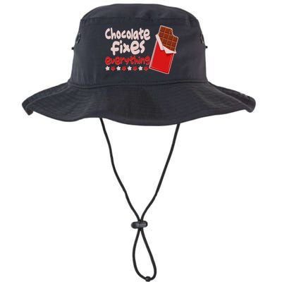 Chocolate Fixes Everything Chocolate Candy Bar Legacy Cool Fit Booney Bucket Hat