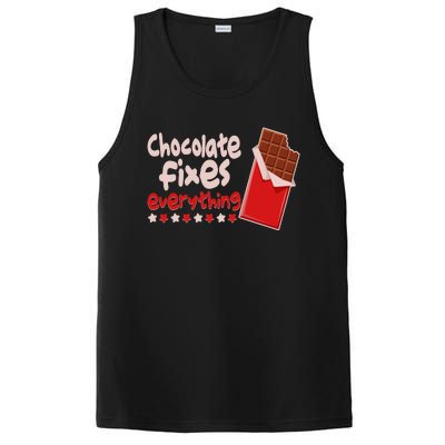 Chocolate Fixes Everything Chocolate Candy Bar PosiCharge Competitor Tank