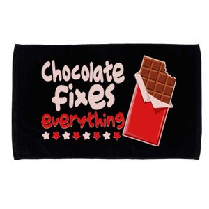 Chocolate Fixes Everything Chocolate Candy Bar Microfiber Hand Towel