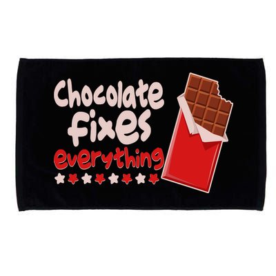 Chocolate Fixes Everything Chocolate Candy Bar Microfiber Hand Towel