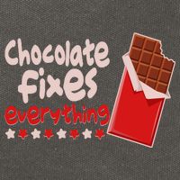 Chocolate Fixes Everything Chocolate Candy Bar Cotton Canvas Backpack