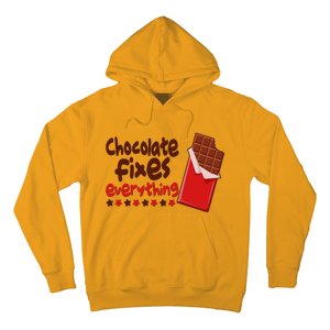 Chocolate Fixes Everything Chocolate Candy Bar Hoodie