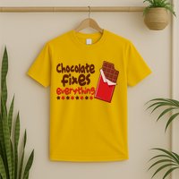 Chocolate Fixes Everything Chocolate Candy Bar T-Shirt