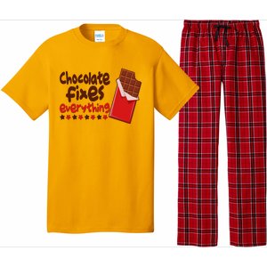 Chocolate Fixes Everything Chocolate Candy Bar Pajama Set