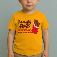 Chocolate Fixes Everything Chocolate Candy Bar Toddler T-Shirt