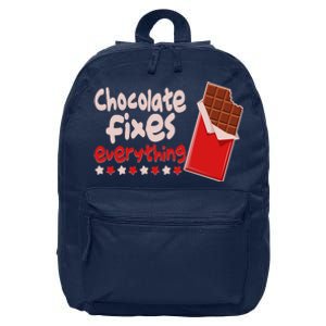 Chocolate Fixes Everything Chocolate Candy Bar 16 in Basic Backpack