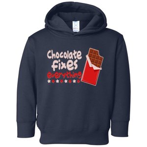 Chocolate Fixes Everything Chocolate Candy Bar Toddler Hoodie