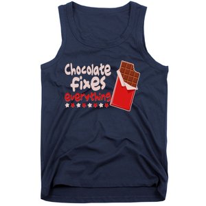 Chocolate Fixes Everything Chocolate Candy Bar Tank Top