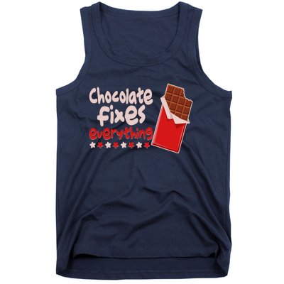 Chocolate Fixes Everything Chocolate Candy Bar Tank Top