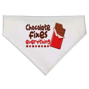 Chocolate Fixes Everything Chocolate Candy Bar USA-Made Doggie Bandana