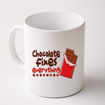 Chocolate Fixes Everything Chocolate Candy Bar Coffee Mug