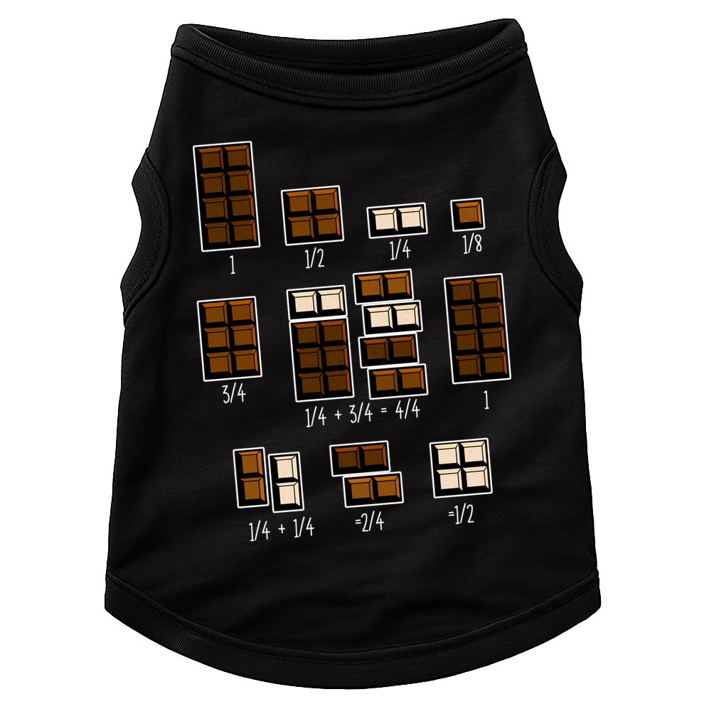 Chocolate Fractions Doggie Tank