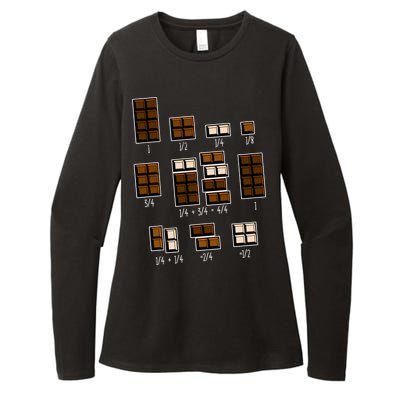 Chocolate Fractions Womens CVC Long Sleeve Shirt