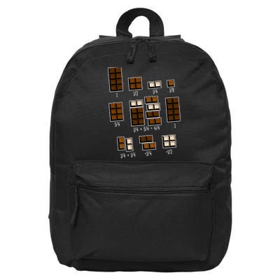 Chocolate Fractions 16 in Basic Backpack