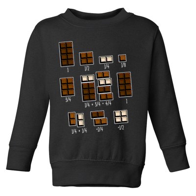 Chocolate Fractions Toddler Sweatshirt