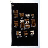 Chocolate Fractions Golf Towel