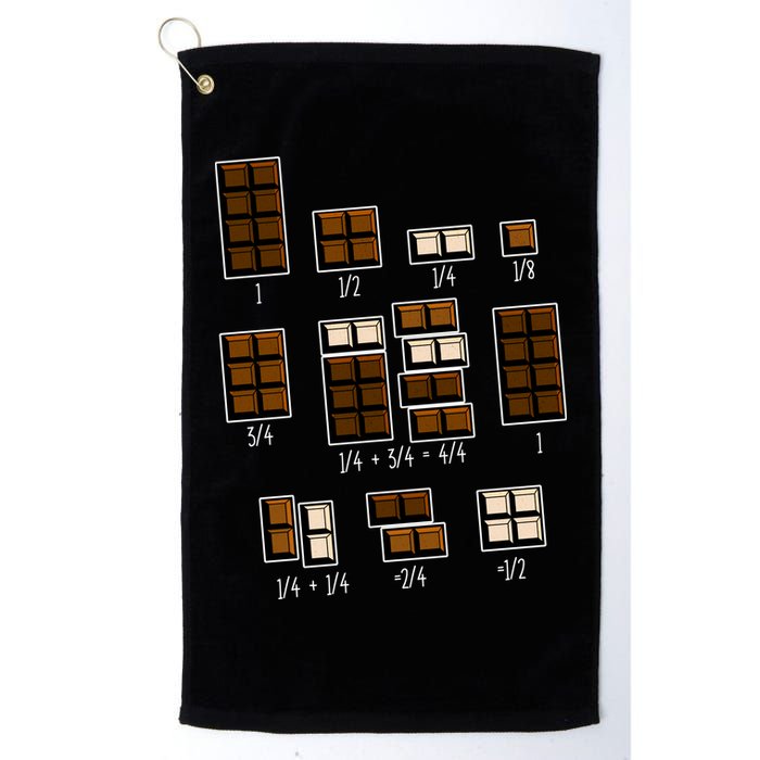 Chocolate Fractions Golf Towel