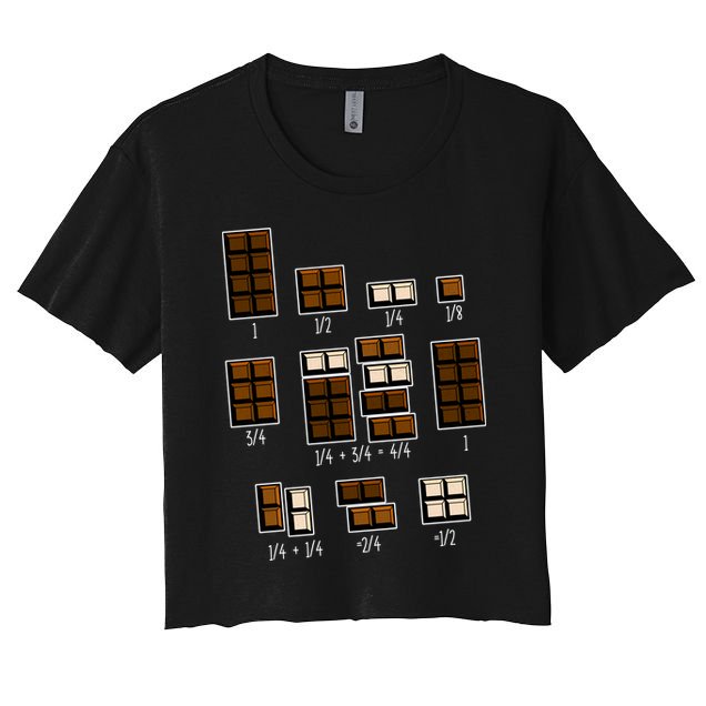Chocolate Fractions Crop Top