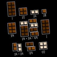 Chocolate Fractions Cropped Pullover Crew
