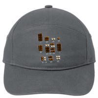 Chocolate Fractions 7-Panel Snapback Hat