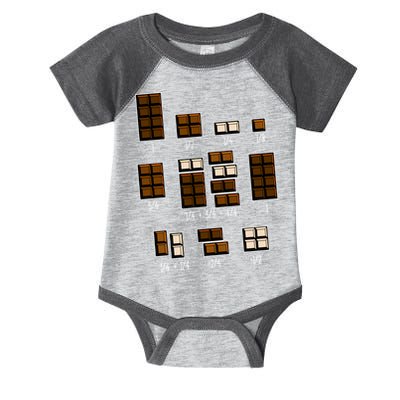 Chocolate Fractions Infant Baby Jersey Bodysuit