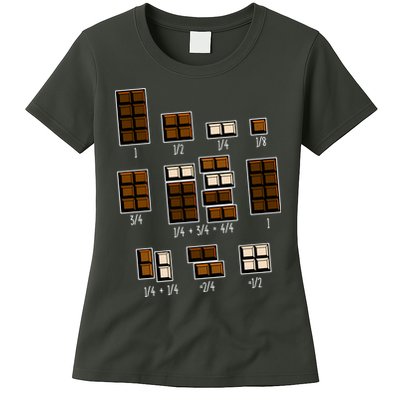 Chocolate Fractions Womens T-Shirt